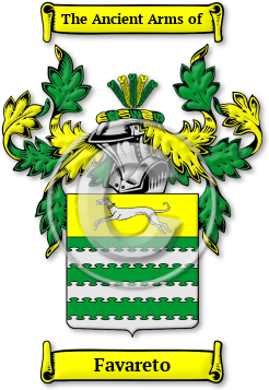 Favareto Family Crest Download (jpg) Legacy Series - 150 DPI