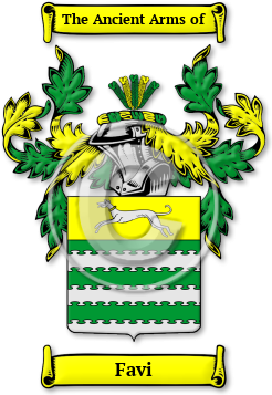 Favi Family Crest Download (jpg) Legacy Series - 150 DPI