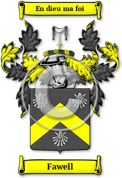 Fawell Family Crest Download (JPG) Legacy Series - 600 DPI
