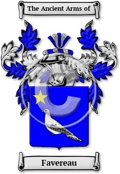 Favereau Family Crest Download (jpg) Legacy Series - 150 DPI