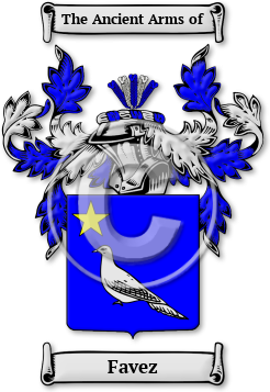 Favez Family Crest Download (jpg) Legacy Series - 150 DPI