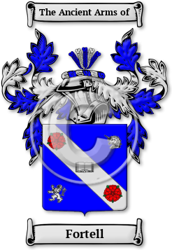 Fortell Family Crest Download (jpg) Legacy Series - 150 DPI