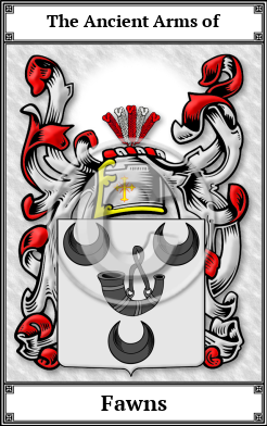 Fawns Family Crest Download (JPG)  Book Plated - 150 DPI
