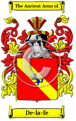 De-la-fe Family Crest Download (JPG) Heritage Series - 300 DPI