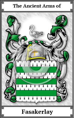 Fasakerlay Family Crest Download (JPG) Book Plated - 600 DPI