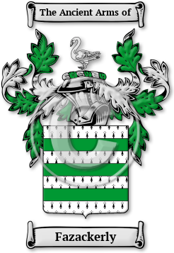 Fazackerly Family Crest Download (jpg) Legacy Series - 150 DPI