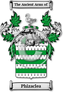 Phizaclea Family Crest Download (jpg) Legacy Series - 150 DPI