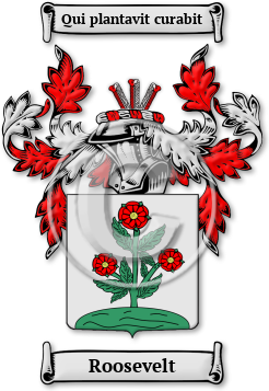 Roosevelt Family Crest Download (jpg) Legacy Series - 150 DPI
