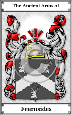 Fearnsides Family Crest Download (JPG)  Book Plated - 150 DPI