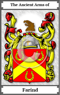 Farind Family Crest Download (JPG) Book Plated - 600 DPI