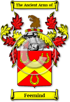 Feernind Family Crest Download (jpg) Legacy Series - 150 DPI