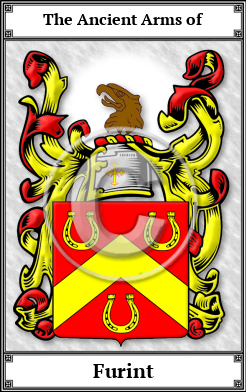 Furint Family Crest Download (JPG)  Book Plated - 150 DPI