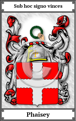 Phaisey Family Crest Download (JPG)  Book Plated - 150 DPI