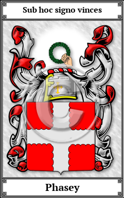 Phasey Family Crest Download (JPG)  Book Plated - 150 DPI