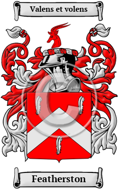 Featherston Family Crest/Coat of Arms