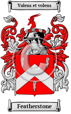 Featherstone Family Crest Download (JPG) Heritage Series - 600 DPI