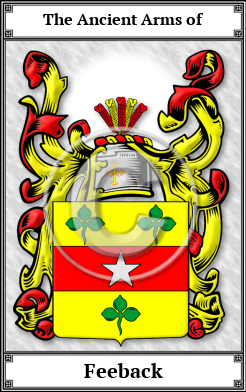 Feeback Family Crest Download (JPG)  Book Plated - 150 DPI