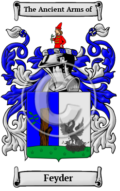 Feyder Family Crest Download (JPG) Heritage Series - 300 DPI