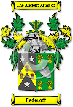 Federoff Family Crest Download (JPG) Legacy Series - 300 DPI