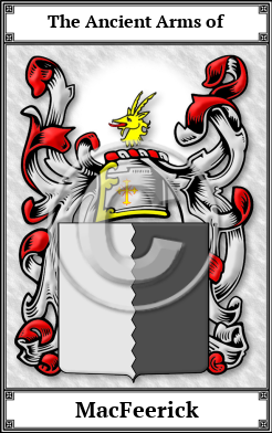 MacFeerick Family Crest Download (JPG) Book Plated - 600 DPI