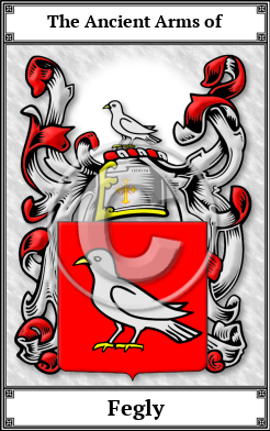 Fegly Family Crest Download (JPG)  Book Plated - 150 DPI