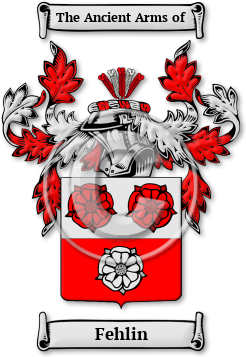 Fehlin Family Crest Download (jpg) Legacy Series - 150 DPI