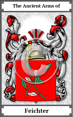 Feichter Family Crest Download (JPG)  Book Plated - 150 DPI
