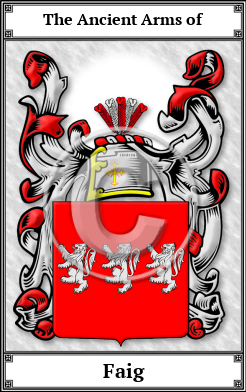 Faig Family Crest Download (JPG)  Book Plated - 150 DPI