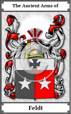 Feldt Family Crest Download (JPG)  Book Plated - 150 DPI