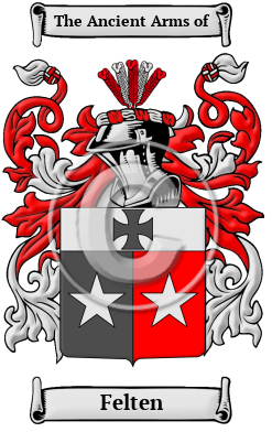 Felten Family Crest Download (JPG) Heritage Series - 600 DPI