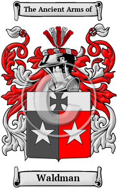 Waldman Family Crest Download (JPG) Heritage Series - 600 DPI