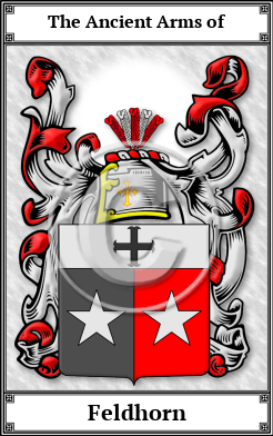 Feldhorn Family Crest Download (JPG)  Book Plated - 150 DPI