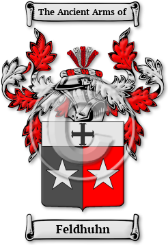 Feldhuhn Family Crest Download (jpg) Legacy Series - 150 DPI