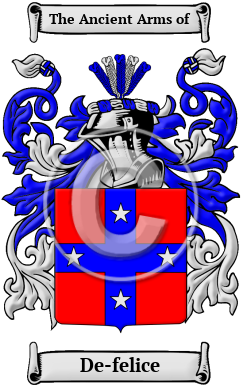 De-felice Family Crest Download (JPG) Heritage Series - 300 DPI