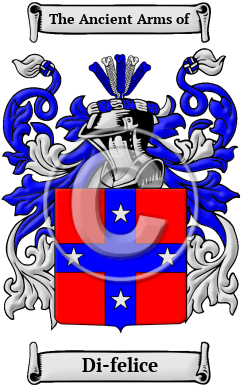 Di-felice Family Crest Download (JPG) Heritage Series - 300 DPI