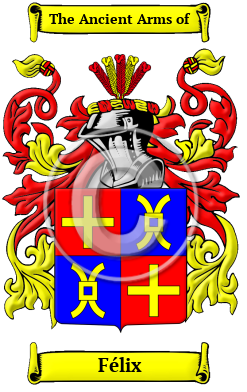 Félix Family Crest Download (JPG) Heritage Series - 300 DPI