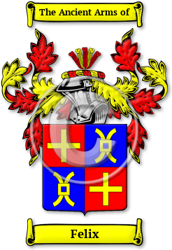 Felix Family Crest Download (jpg) Legacy Series - 150 DPI