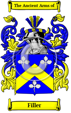 Filler Family Crest Download (JPG) Heritage Series - 600 DPI