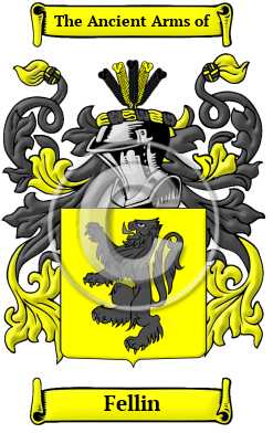 Fellin Family Crest Download (JPG) Heritage Series - 600 DPI