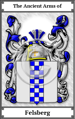 Felsberg Family Crest Download (JPG)  Book Plated - 150 DPI