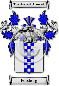 Felsberg Family Crest Download (jpg) Legacy Series - 150 DPI
