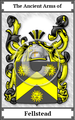Fellstead Family Crest Download (JPG)  Book Plated - 150 DPI