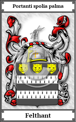 Felthant Family Crest Download (JPG)  Book Plated - 150 DPI
