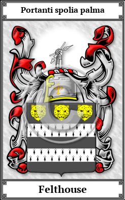 Felthouse Family Crest Download (JPG) Book Plated - 600 DPI