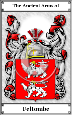 Feltombe Family Crest Download (JPG)  Book Plated - 150 DPI