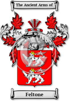 Feltone Family Crest Download (jpg) Legacy Series - 150 DPI