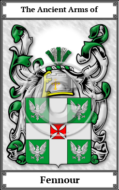 Fennour Family Crest Download (JPG)  Book Plated - 150 DPI