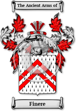 Finere Family Crest Download (JPG) Legacy Series - 600 DPI