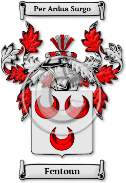 Fentoun Family Crest Download (JPG) Legacy Series - 600 DPI