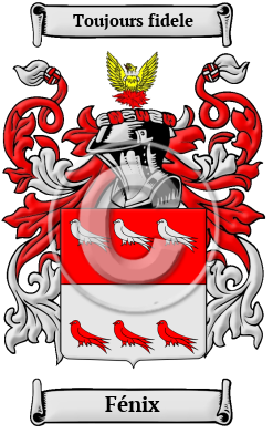 Fénix Family Crest/Coat of Arms